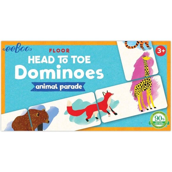 Animal Parade Head to Toe Dominoes Stimulates Learning in a Family Fun Way - Picture 1 of 8